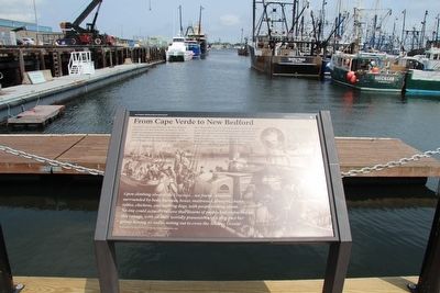 Cape Verde to New Bedford Marker image. Click for full size.