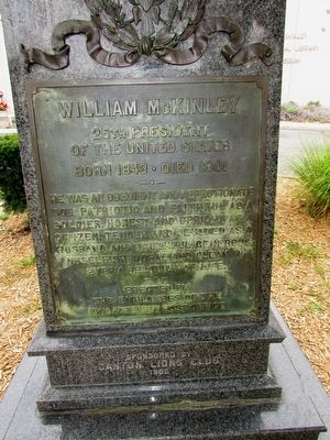 William McKinley Marker image. Click for full size.