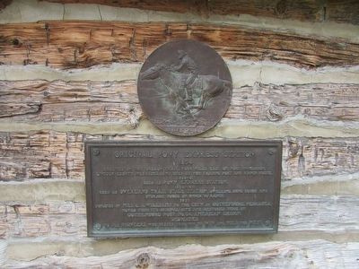 Original Pony Express Station Marker image. Click for full size.