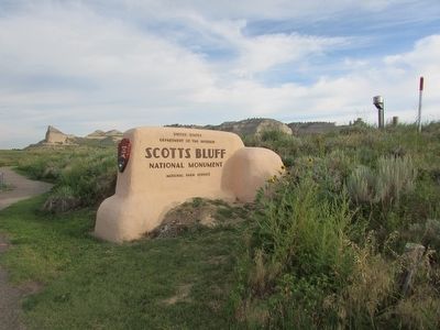 Scotts Bluff National Monument. Click for full size. Scotts Bluff National Monument image. Click for full size.
