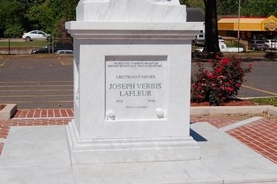 Lt. Fr. Joseph "Verbis" Lafleur Statue. Click for full size. Lt. Fr. Joseph "Verbis" Lafleur Statue image. Click for full size.