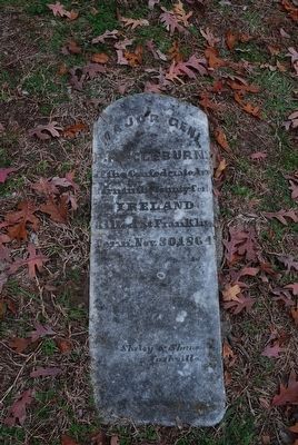 Patrick Ronayne Cleburne Original Grave Stone image. Click for full size.