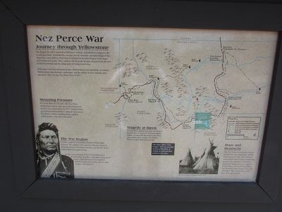 Nez Perce War Marker. Click for full size. Nez Perce War Marker image. Click for full size.