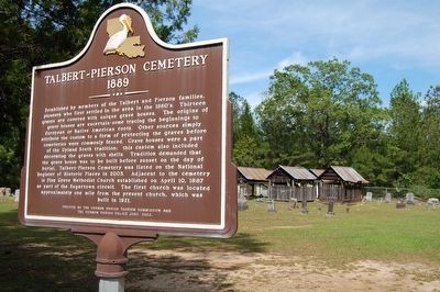 Talbert-Pierson Cemetery and Marker image. Click for full size.