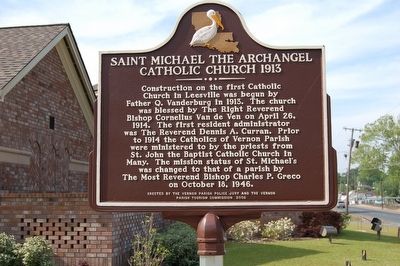 St. Michael The Archangel Catholic Church 1913 Marker. Click for full size. St. Michael The Archangel Catholic Church 1913 Marker image. Click for full size.