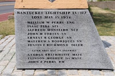 Lost Lightship Sailors Memorial Marker image. Click for full size.