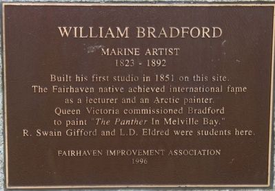 William Bradford Marker. Click for full size. William Bradford Marker image. Click for full size.