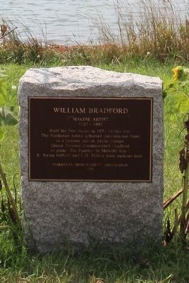 William Bradford Marker. Click for full size. William Bradford Marker image. Click for full size.