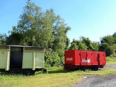 Miners Memorial Park-Dynamite Rail Car image. Click for full size.