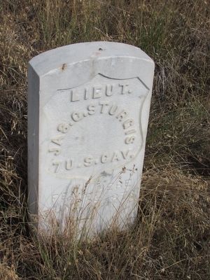 Where Lt. Sturgis Fell. Click for full size. Where Lt. Sturgis Fell image. Click for full size.