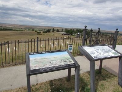 Last Stand Hill, June 25, 1876 Marker. Click for full size. Last Stand Hill, June 25, 1876 Marker image. Click for full size.