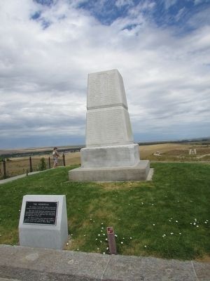 Little Bighorn Monument. Click for full size. Little Bighorn Monument image. Click for full size.