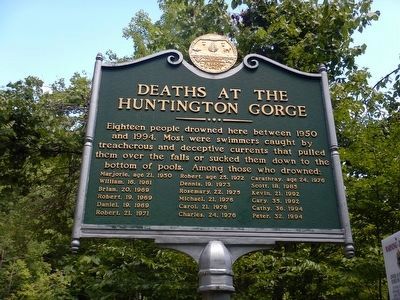Huntington Gorge Marker image. Click for full size.