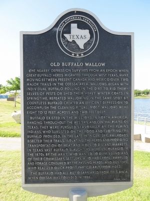 Old Buffalo Wallow Marker image. Click for full size.