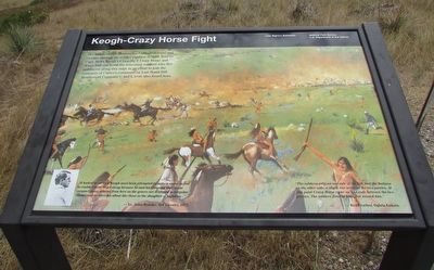 Keogh – Crazy Horse Fight Marker image. Click for full size.