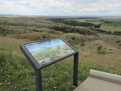 Custer’s Advance Marker. Click for full size. Custer’s Advance Marker image. Click for full size.