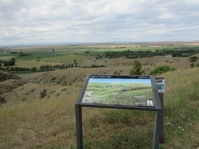 Reno’s Valley Fight Marker. Click for full size. Reno’s Valley Fight Marker image. Click for full size.