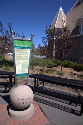 Our Park Legacy Marker. Click for full size. Our Park Legacy Marker image. Click for full size.