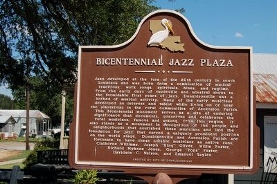 Bicentennial Jazz Plaza Marker image. Click for full size.