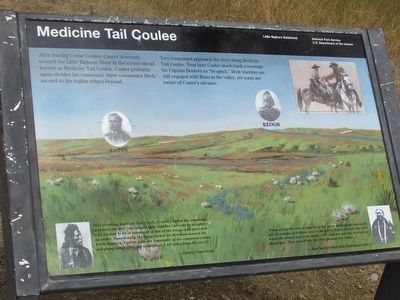 Medicine Tail Coulee Marker. Click for full size. Medicine Tail Coulee Marker image. Click for full size.