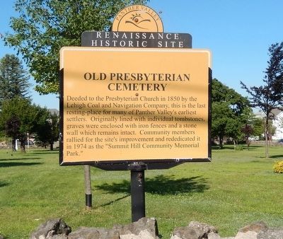 Old Presbyterian Cemetery Marker image. Click for full size.