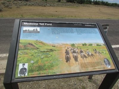 Medicine Tail Ford Marker. Click for full size. Medicine Tail Ford Marker image. Click for full size.