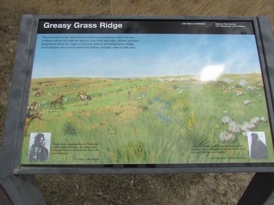 Greasy Grass Ridge Marker image. Click for full size.