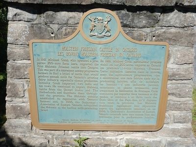 Holstein Friesian Cattle in Ontario Marker image. Click for full size.
