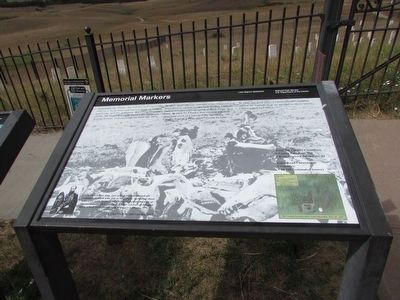 Memorial Markers Marker. Click for full size. Memorial Markers Marker image. Click for full size.