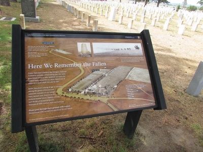 Here We Remember the Fallen Marker. Click for full size. Here We Remember the Fallen Marker image. Click for full size.