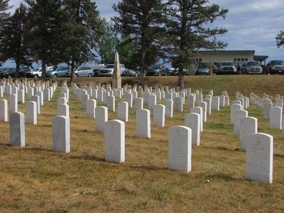 Custer National Cemetery. Click for full size. Custer National Cemetery image. Click for full size.
