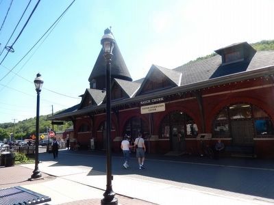 Mauch Chunk Railroad Station. Click for full size. Mauch Chunk Railroad Station image. Click for full size.
