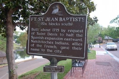 Ft. St. Jean Baptiste Marker. Click for full size. Ft. St. Jean Baptiste Marker image. Click for full size.