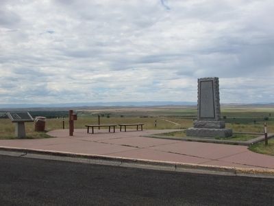 Little Bighorn Battlefield Marker image. Click for full size.
