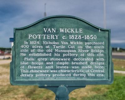 Van Wickle Pottery Marker image. Click for full size.