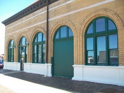 Chicago, Burlington, and Quincy Railroad Depot Baggage Area. Click for full size. Chicago, Burlington, and Quincy Railroad Depot Baggage Area image. Click for full size.