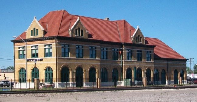 Chicago, Burlington, and Quincy Railroad Depot. Click for full size. Chicago, Burlington, and Quincy Railroad Depot image. Click for full size.