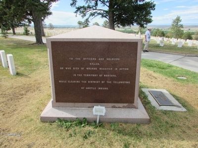 Bear Paw Monument Marker image. Click for full size.