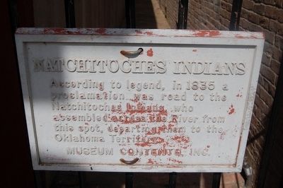 Natchitoches Indians Marker. Click for full size. Natchitoches Indians Marker image. Click for full size.