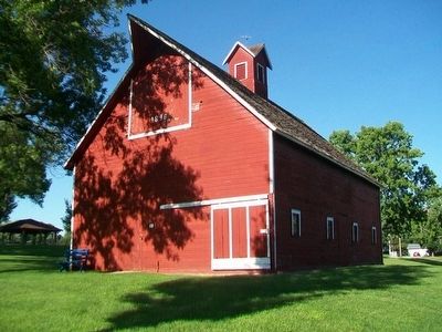 Barn and Marker. Click for full size. Barn and Marker image. Click for full size.