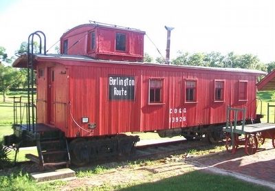 Caboose and Markers. Click for full size. Caboose and Markers image. Click for full size.