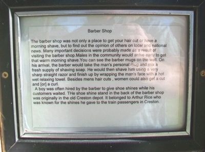 Barber Shop Marker. Click for full size. Barber Shop Marker image. Click for full size.