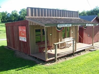Harness Shop and Barber Shop and Markers. Click for full size. Harness Shop and Barber Shop and Markers image. Click for full size.
