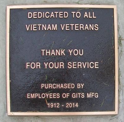 Vietnam Veterans Memorial Marker image. Click for full size.