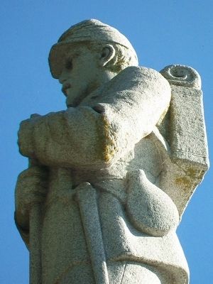 Civil War Memorial Statue Detail. Click for full size. Civil War Memorial Statue Detail image. Click for full size.
