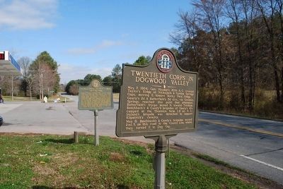 Twentieth Corps in Dogwood Valley Marker image. Click for full size.