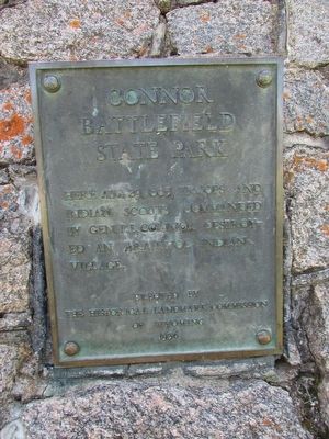 Connor Battlefield State Park Marker image. Click for full size.
