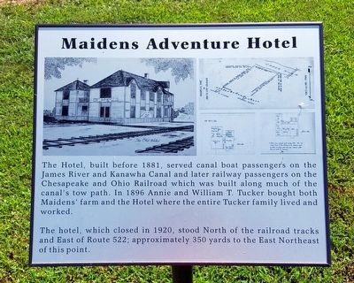 Maidens Adventure Hotel Marker image. Click for full size.
