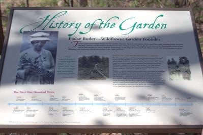 History of the Garden Marker. Click for full size. History of the Garden Marker image. Click for full size.