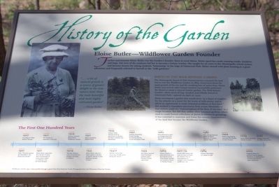 History of the Garden Marker image. Click for full size.